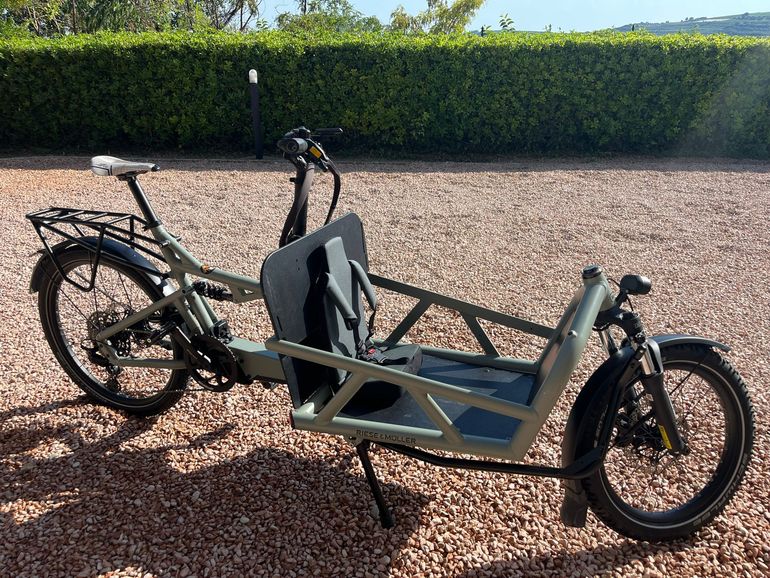 Used Riese & Müller Load4 Shimano Deore XT 2023 Urban, Light Gray — image 1 of 7