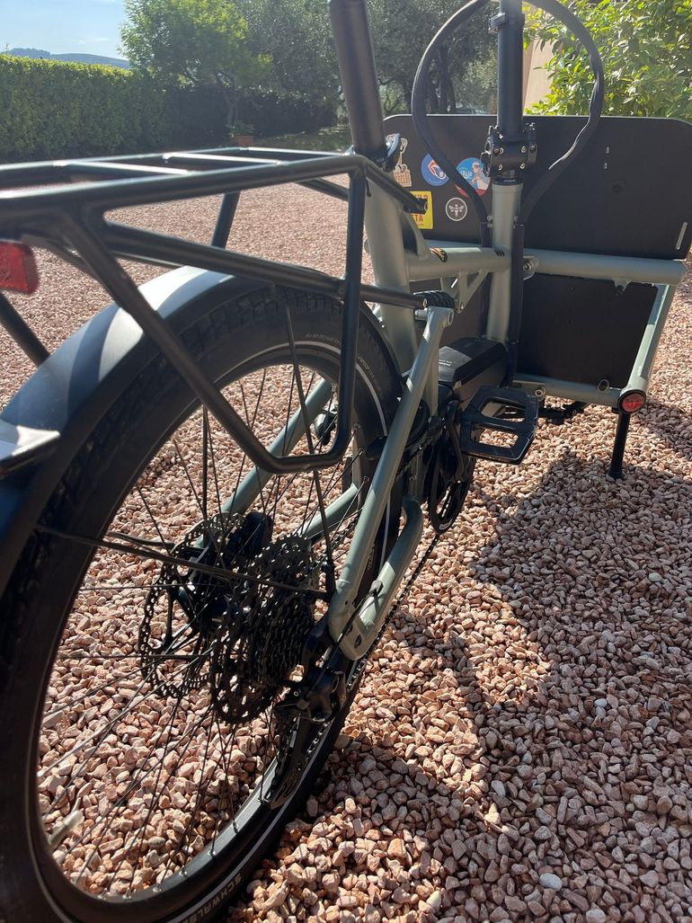 Used Riese & Müller Load4 Shimano Deore XT 2023 Urban, Light Gray — image 4 of 7