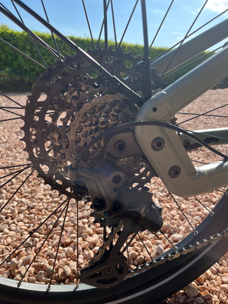 Used Riese & Müller Load4 Shimano Deore XT 2023 Urban, Light Gray — image 3 of 7