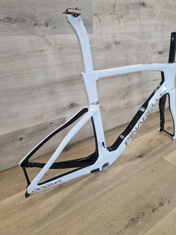 Used Pinarello FRAME PINARELLO DOGMA F WHITE Frameset 2026 Road & Gravel, White — image 3 of 5