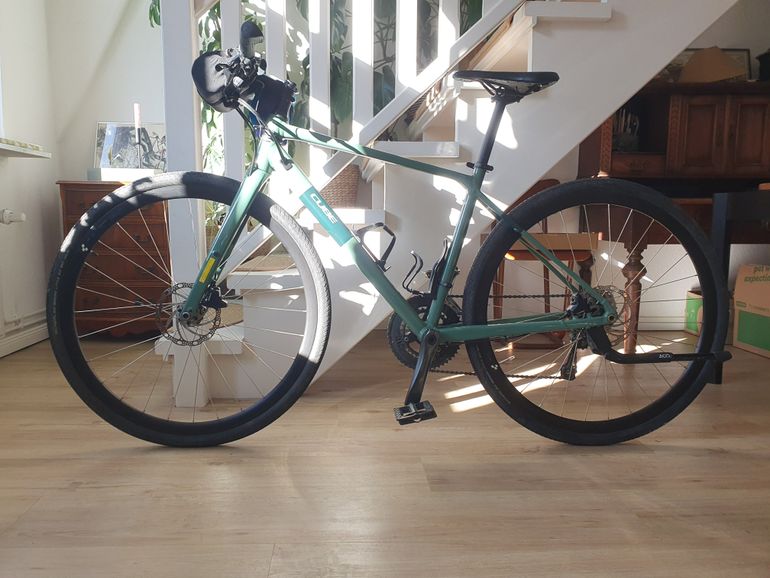 Used CUBE NUROAD PRO 2022 2022 Road & Gravel, Green — image 3 of 5