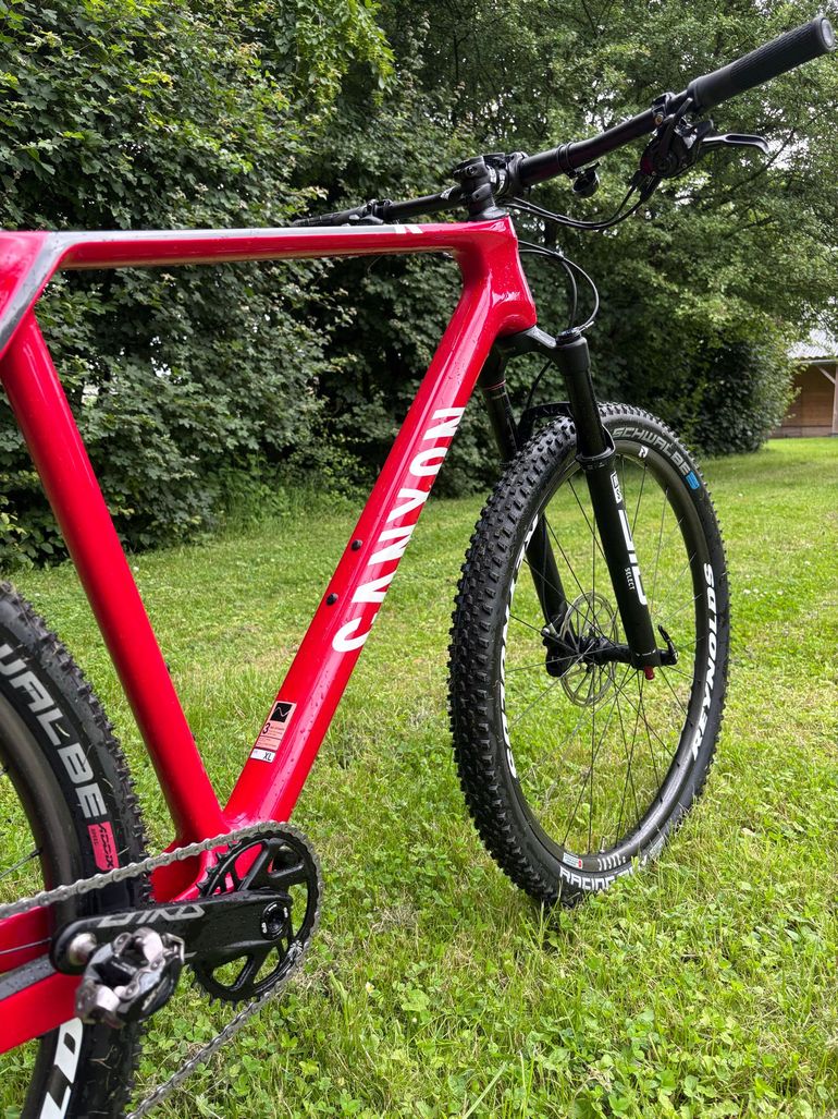 Used Canyon Exceed CF 7 2021 2021 Mountainbike, Red, 29 — image 4 of 9