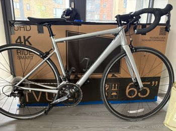 Used Cannondale CAAD Optimo 4 2022 2022 Road & Gravel, Light Gray — image 3 of 6