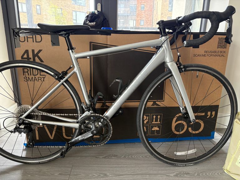 Used Cannondale CAAD Optimo 4 2022 2022 Road & Gravel, Light Gray — image 3 of 6