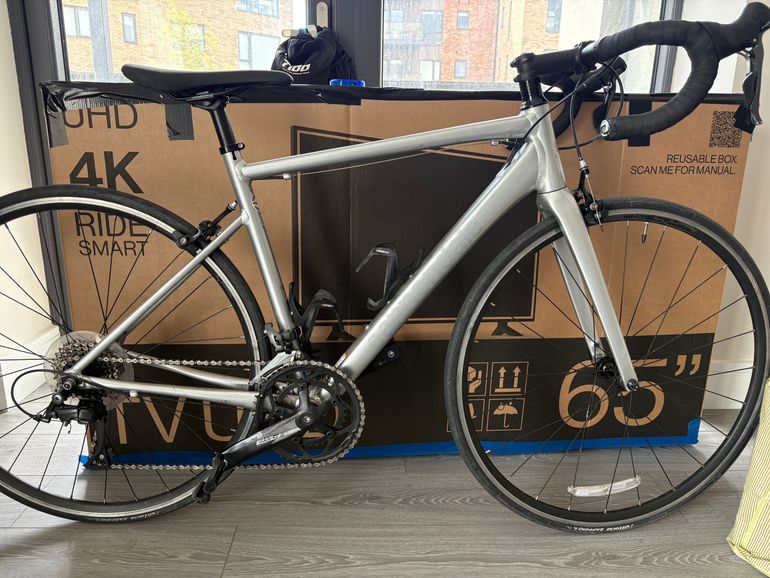 Used Cannondale CAAD Optimo 4 2022 2022 Road & Gravel, Light Gray — image 4 of 6