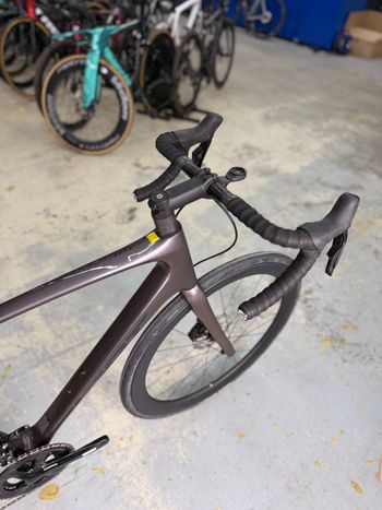 Used Giant Defy Advanced 1 2023 2023 Road & Gravel, Light Gray — image 8 of 24