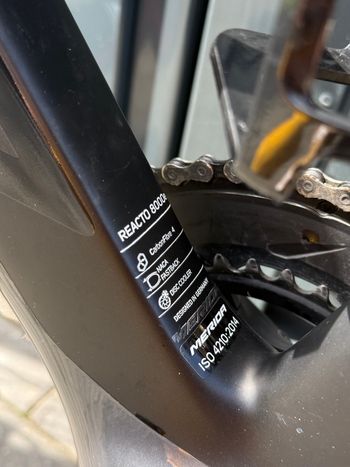 Used Merida REACTO DISC 8000-E 2020 2020 Road & Gravel, Black — image 7 of 10