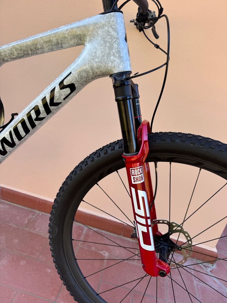 Used Specialized S-Works Epic 8 Frameset - SRAM RockShox SIDLuxe Ultimate 2026 Frameset 2026 Mountainbike, White, 29 — image 17 of 20