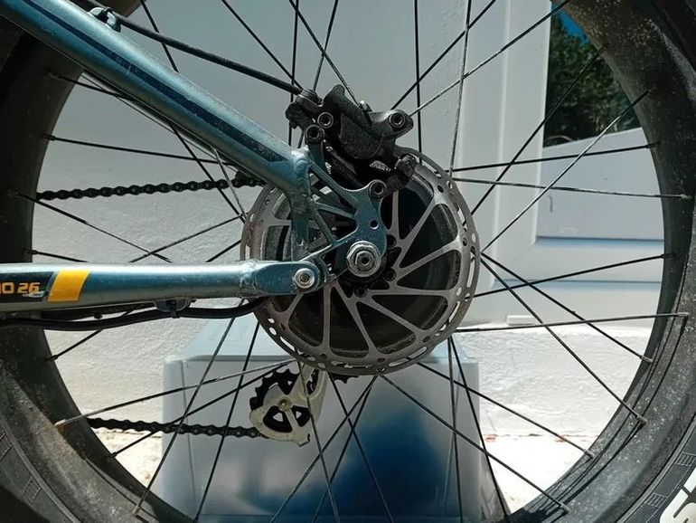 Used Moma E-FAT 26 PRO 2022 Mountainbike, Light Gray — image 6 of 8