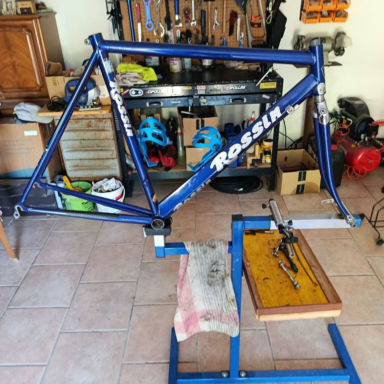 Używany Rossin In Titanio Hyperion Frameset 1994 Road & Gravel — zdjęcie 4 z 10