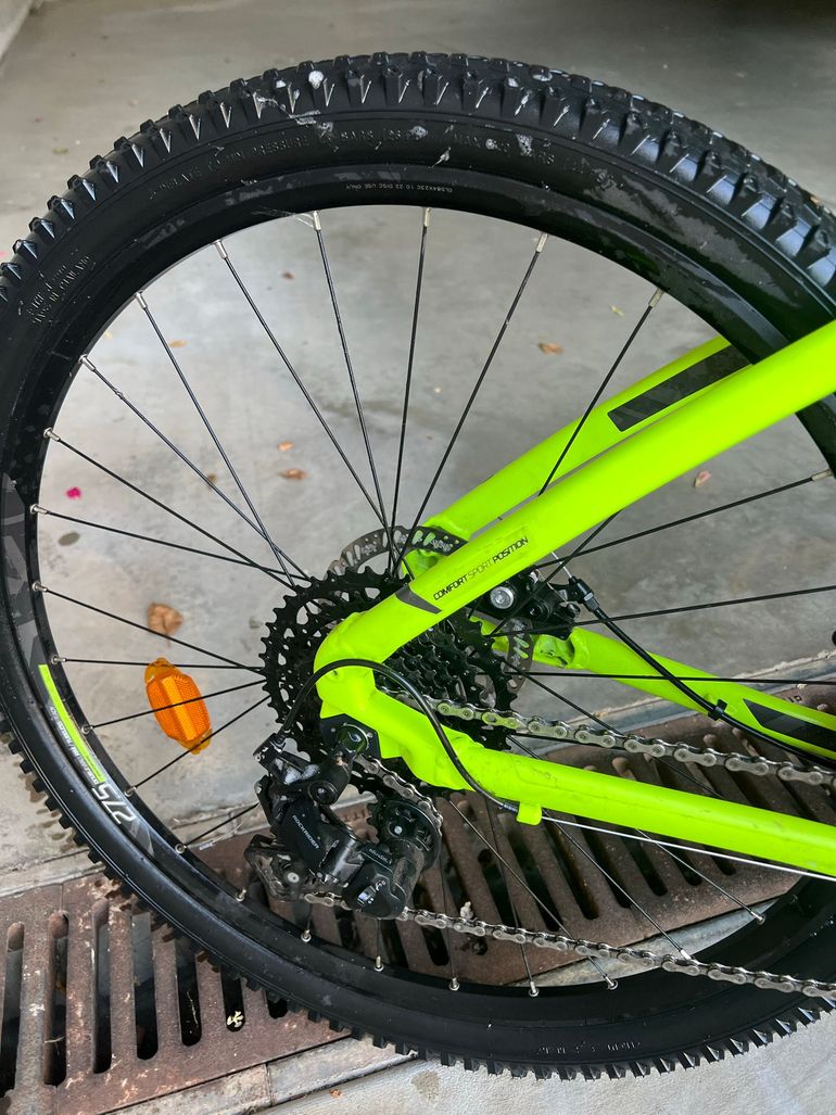 Used ROCKRIDER 27.5" Mountain Bike ST 100 2021 2021 Mountainbike, Green, 27.5 — image 6 of 10