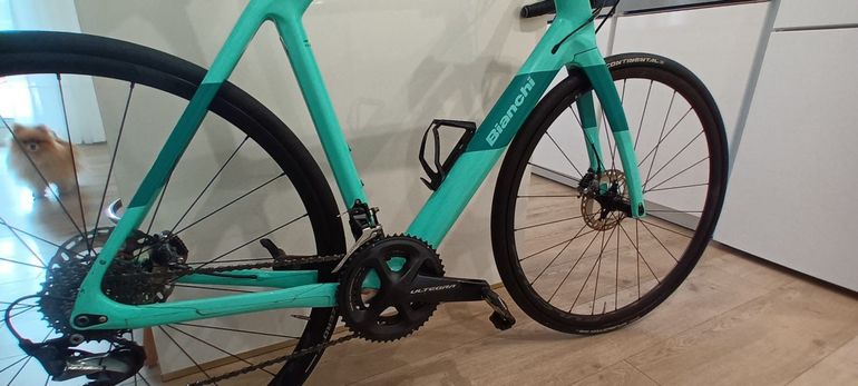Used Bianchi Infinito CV Ultegra 2020 2020 Road & Gravel, Green — image 9 of 9