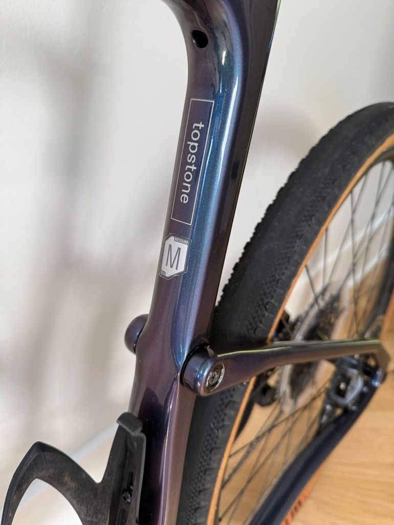 Used Cannondale Topstone Carbon Lefty 1 2020 2020 Road & Gravel, Blue — image 4 of 10