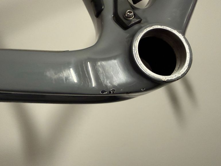Used Trek Domane SL Disc Frameset 2021 Frameset 2021 Road & Gravel, Light Gray — image 12 of 13