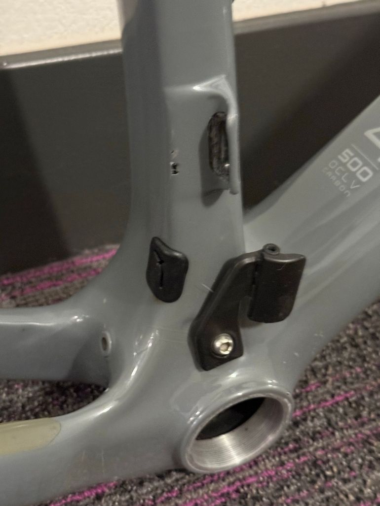 Used Trek Domane SL Disc Frameset 2021 Frameset 2021 Road & Gravel, Light Gray — image 11 of 13