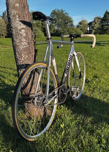 Gebrauchtes Cinelli Mash Histogram 2014 - Premium Track Build 2014 Road & Gravel, Hellgrau — Bild 4 von 17