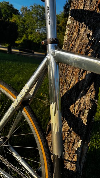 Gebrauchtes Cinelli Mash Histogram 2014 - Premium Track Build 2014 Road & Gravel, Hellgrau — Bild 12 von 17