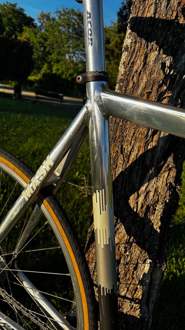 Gebrauchtes Cinelli Mash Histogram 2014 - Premium Track Build 2014 Road & Gravel, Hellgrau — Bild 12 von 17