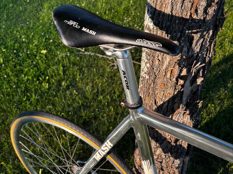 Gebrauchtes Cinelli Mash Histogram 2014 - Premium Track Build 2014 Road & Gravel, Hellgrau — Bild 15 von 17