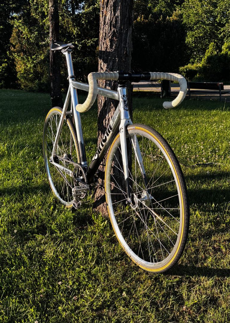 Gebrauchtes Cinelli Mash Histogram 2014 - Premium Track Build 2014 Road & Gravel, Hellgrau — Bild 3 von 17