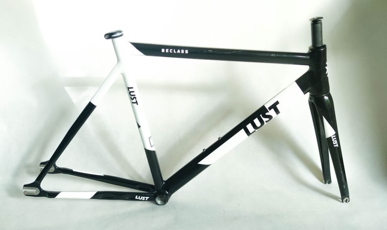 Used Lust Beclass Alloy Fixed Gear Single Speed Track Frameset Size 54 Frameset 2023 Road & Gravel, Black — image 1 of 7