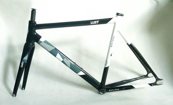 Used Lust Beclass Alloy Fixed Gear Single Speed Track Frameset Size 54 Frameset 2023 Road & Gravel, Black — image 2 of 7