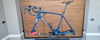 Used Scott Addict 10 disc 2019 2019 Road & Gravel, Blue — image 2 of 26