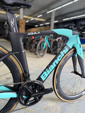 Used Bianchi Aquila CV Dura Ace Di2 Carbon 2024 Road & Gravel, Black — image 12 of 24