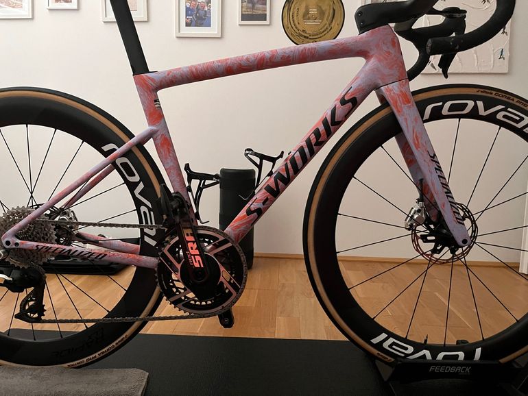 Used Specialized S-Works Tarmac SL8 Frameset - FACT 12r Carbon 2024 Frameset 2024 Road & Gravel, Orange — image 1 of 4