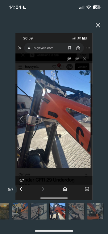 Używany Canyon Sender CFR Mullet Underdog 2023 2023 Mountainbike — zdjęcie 7 z 7