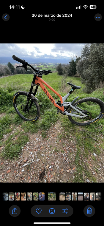 Używany Canyon Sender CFR Mullet Underdog 2023 2023 Mountainbike — zdjęcie 2 z 7