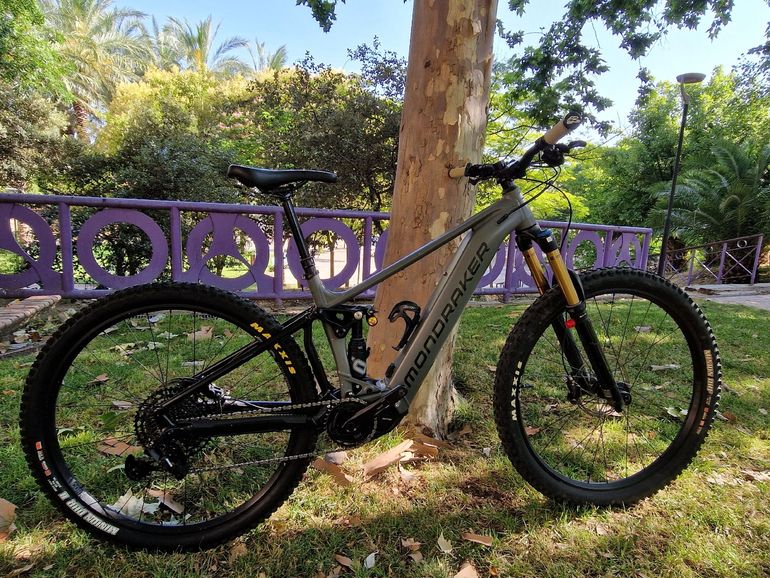 Gebrauchtes Mondraker Dusk SR 2024 Custom SRAM SX Eagle 2024 Mountainbike, Hellgrau — Bild 2 von 19
