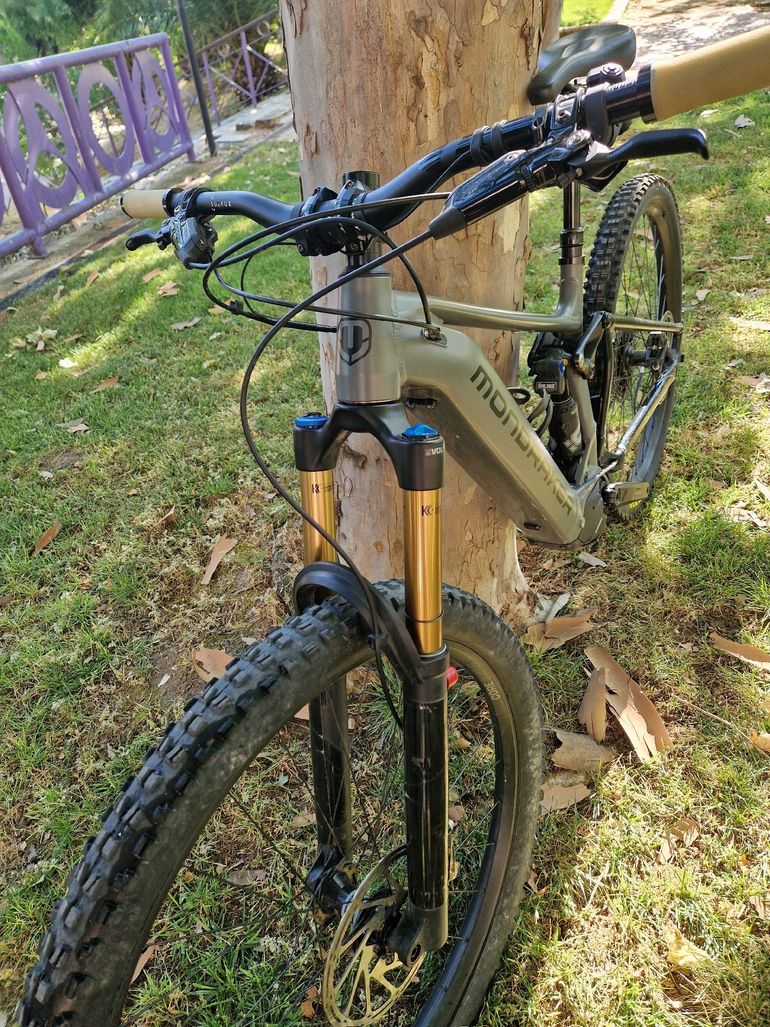 Gebrauchtes Mondraker Dusk SR 2024 Custom SRAM SX Eagle 2024 Mountainbike, Hellgrau — Bild 6 von 19