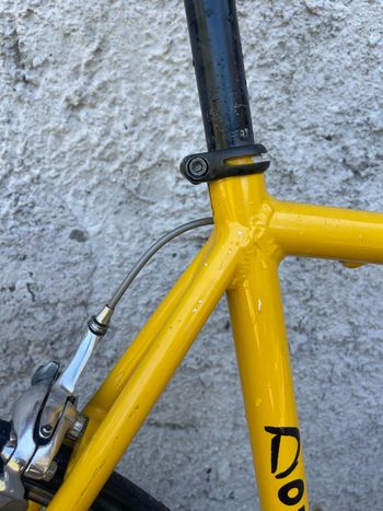 Used Vintage Custom Campagnolo Veloce 1990 Road & Gravel, Orange — image 8 of 10