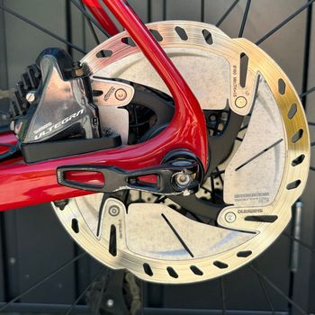 Cervélo C3 Ultegra Disc 2018 (barely Used) 2018 Road & Gravel usato, Rosso — immagine 5 di 14