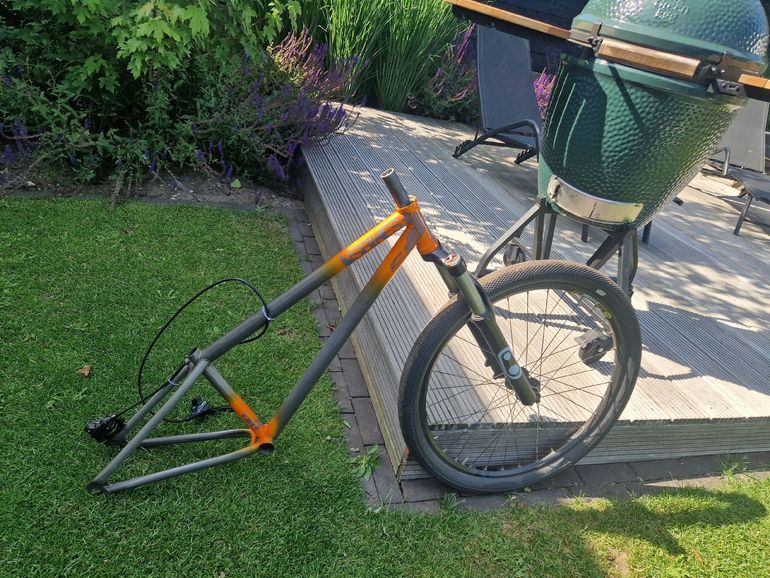 Ns bikes Custom Frameset 2014 Mountainbike de segunda mano, Naranja — imagen 1 de 6
