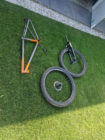 Ns bikes Custom Frameset 2014 Mountainbike de segunda mano, Naranja — imagen 3 de 6