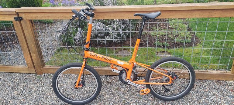 Used Bike Friday New World Tourist 2020 Urban, Orange — image 4 of 6