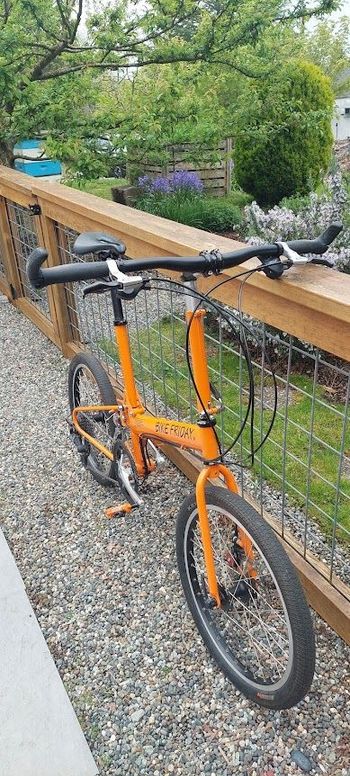 Used Bike Friday New World Tourist 2020 Urban, Orange — image 2 of 6