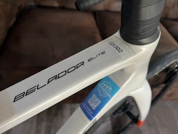 Used Berria BELADOR ELITE 105 2025 2025 Road & Gravel, White — image 5 of 20