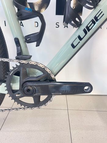 Used CUBE NUROAD C:62, EX 2025 2025 Road & Gravel, White — image 8 of 9