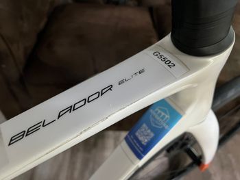 Used Berria BELADOR ELITE 105 2025 2025 Road & Gravel, White — image 5 of 18