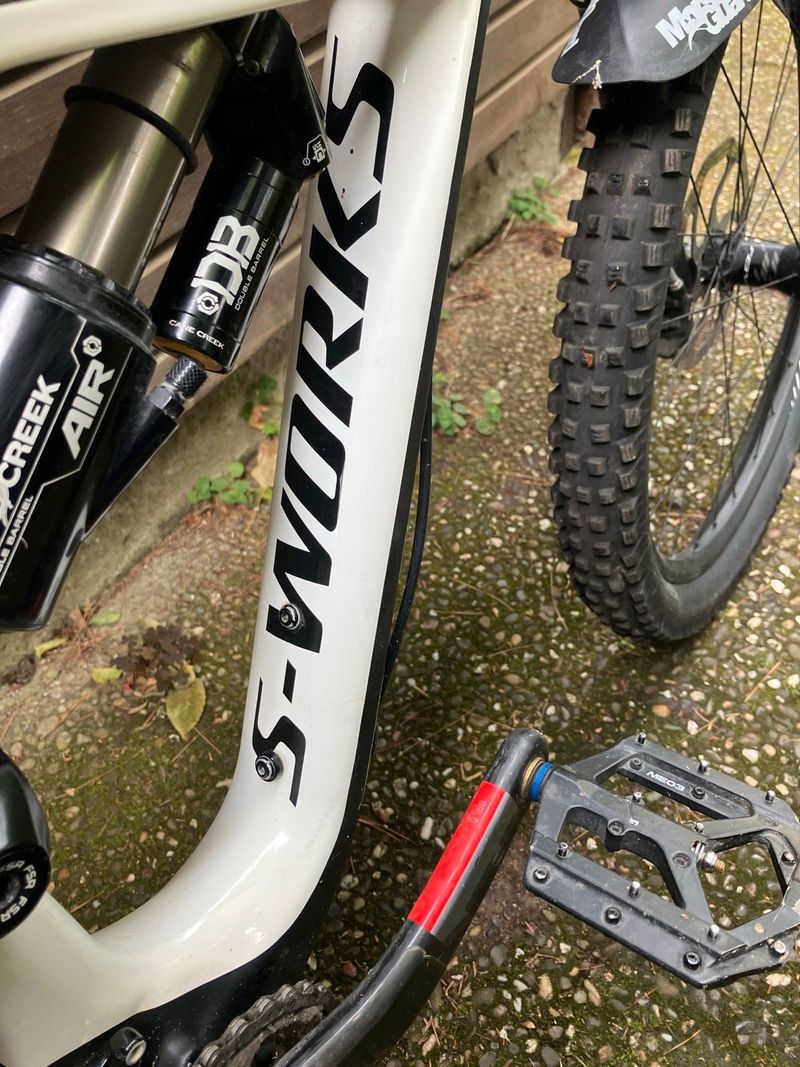 Specialized S-Works Enduro 2014 2014 Mountainbike usato, Bianco — immagine 9 di 9