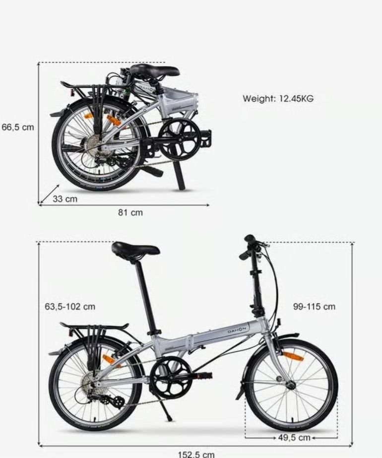 Used Dahon Custom Shimano 105 2016 Urban, Blue — image 4 of 4