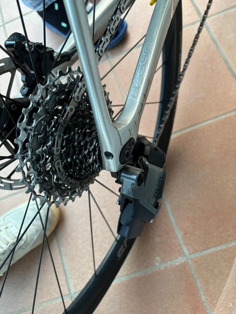 Used Basso Astra Sram Rival 2×12 ETAP AXS 2024 2024 Road & Gravel, Light Gray — image 3 of 5