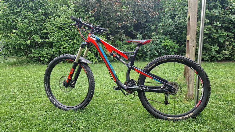 Gebrauchtes Scott Genius LT 720 Plus 2017 2017 Mountainbike, Rot, 27.5 — Bild 2 von 9