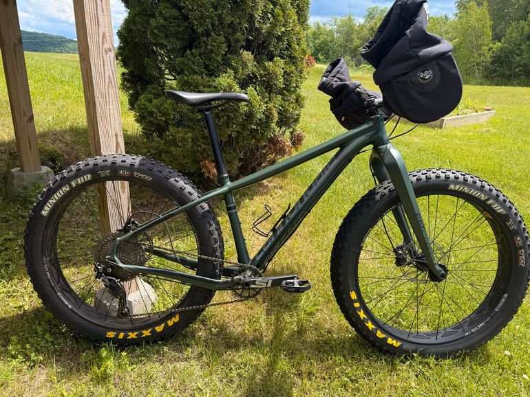 Used Cannondale Fat CAAD 2 2019 2019 Mountainbike, Green, 26 — image 1 of 4