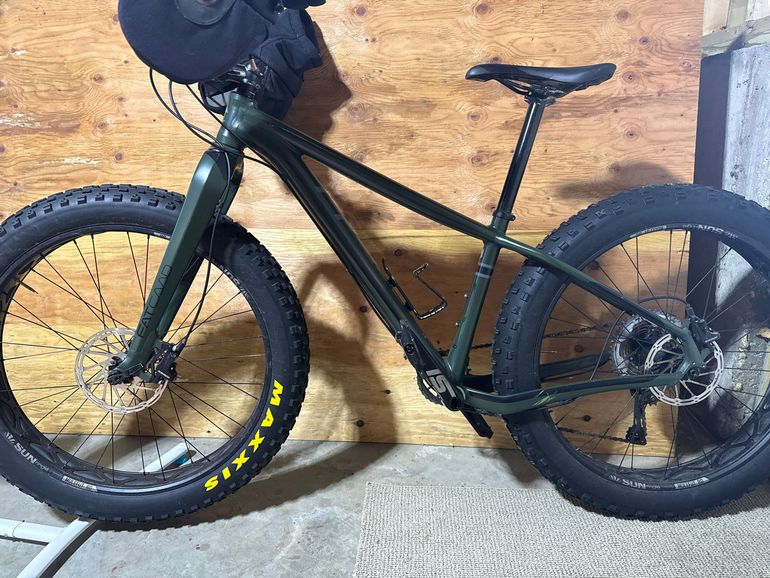 Used Cannondale Fat CAAD 2 2019 2019 Mountainbike, Green, 26 — image 2 of 4