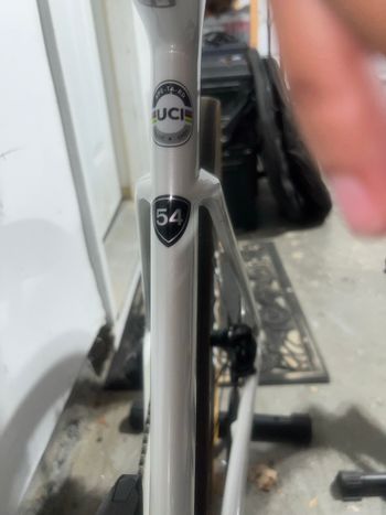 Used Specialized Tarmac SL7 Frameset 2021 Frameset 2021 Road & Gravel, White — image 5 of 8
