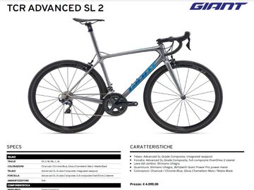 Brugt Giant TCR Advanced SL 2 2020 2020 Road & Gravel — billede 6 af 6